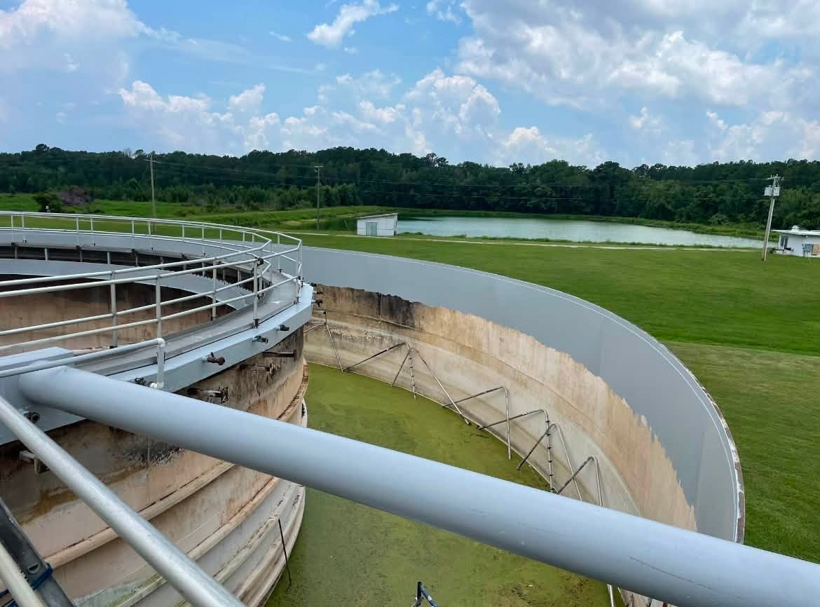 WASTEWATER TREATMENT TANK COATING PROJECT BY SHIELDS PAINTING